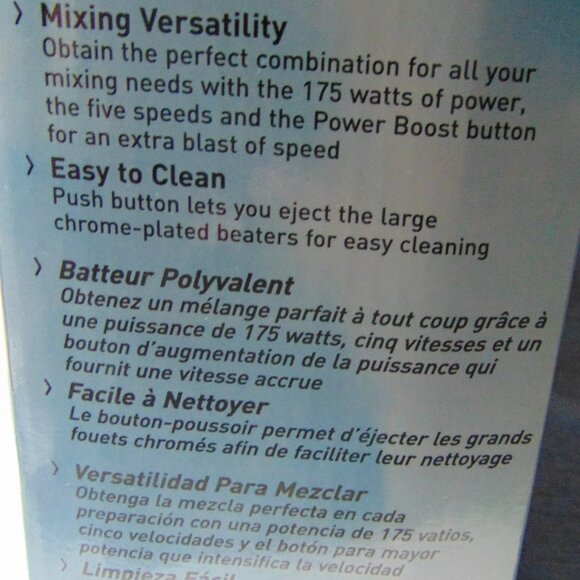 BRAND NEW Black & Decker Home Power Pro 175-Watt Mixer. Never used. In Box. - Picture 6 of 9